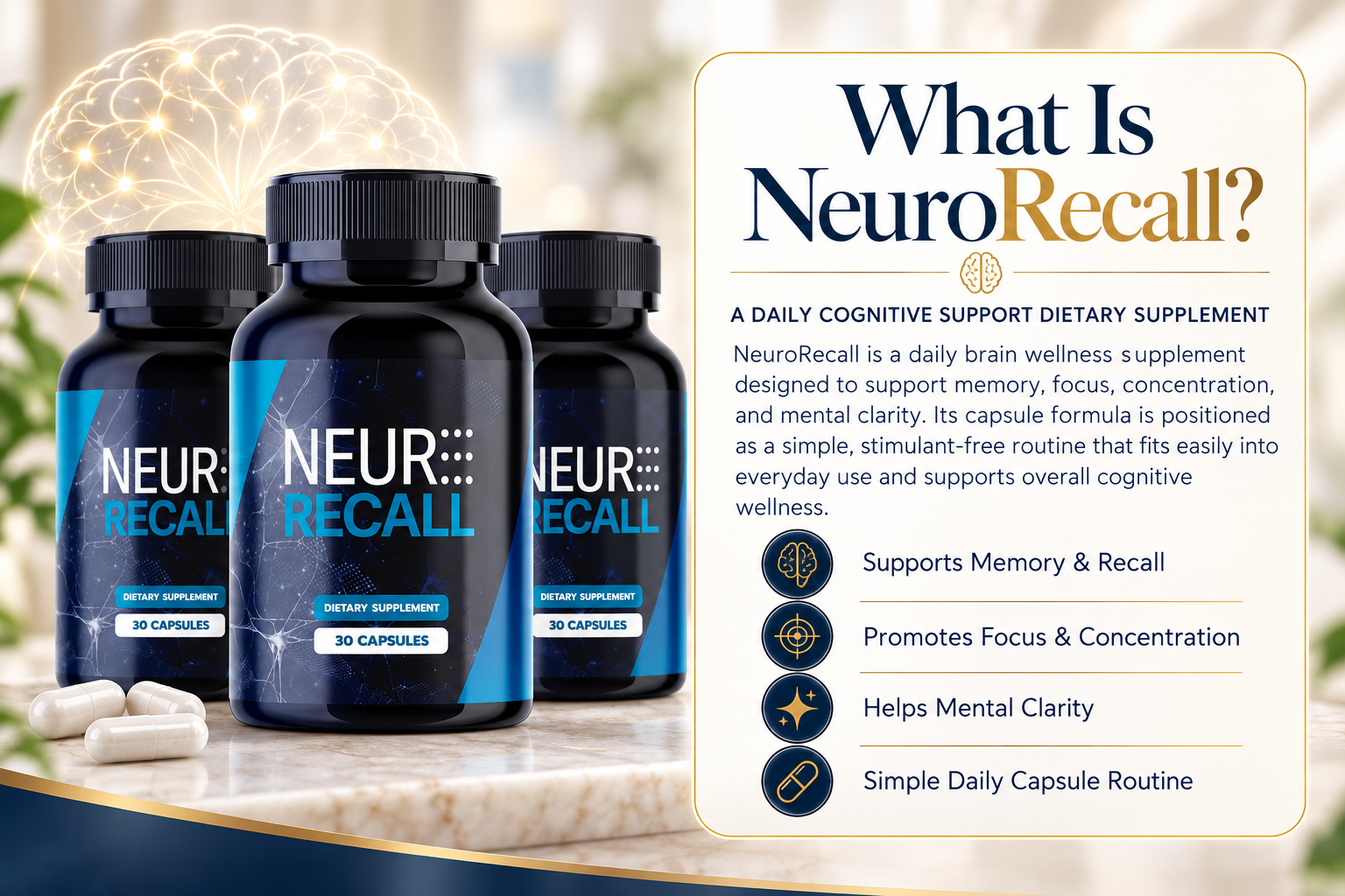 NeuroRecall dietary supplement